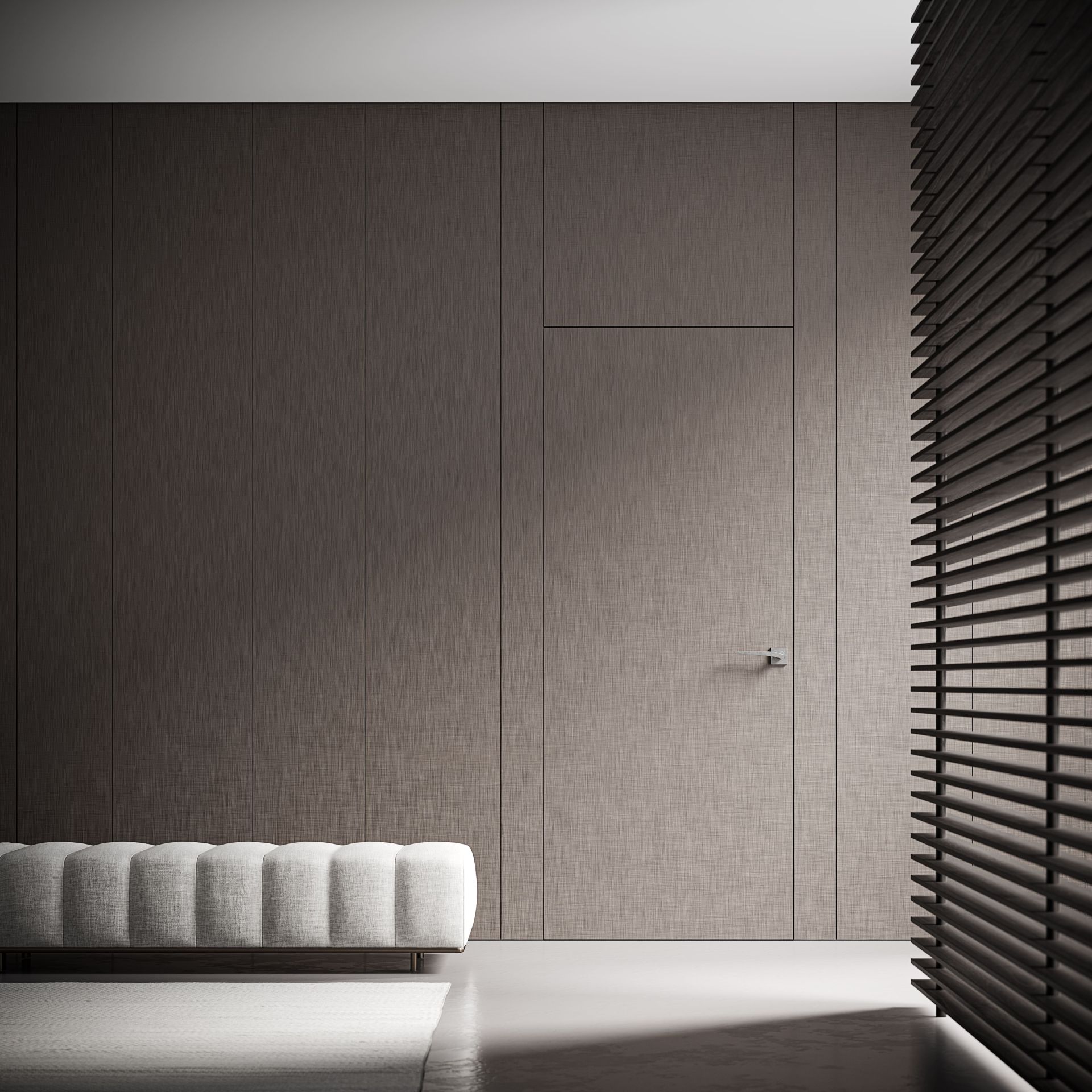 gray-door-and-walls-panels