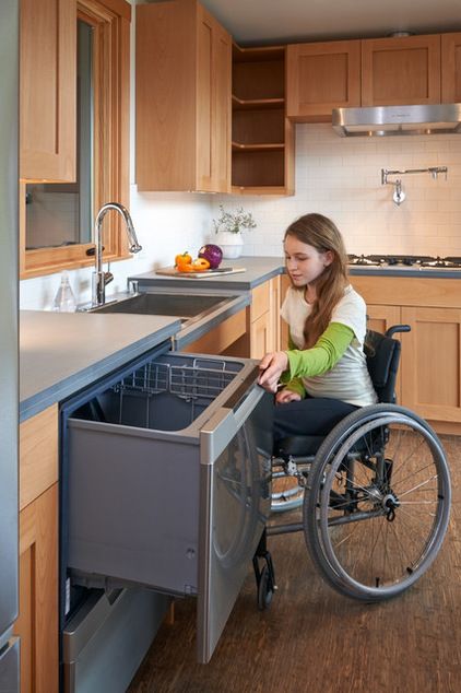 ada kitchen cabinet for wheelchairs white