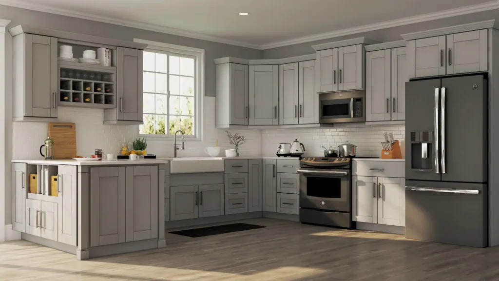 Shaker-Gray-Kitchen