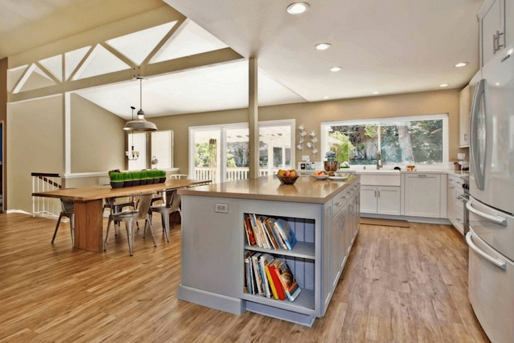 mixing-gray-and-beige-in-the-kitchen