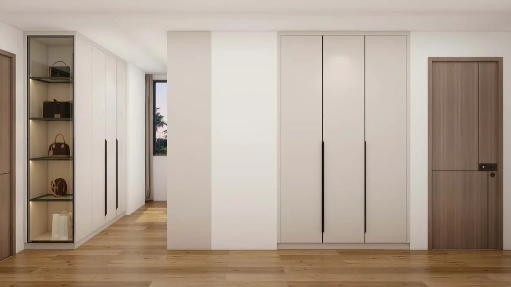Sleek and Organized Hinged Wardrobe for Modern Living