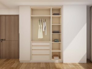 Sleek and Organized Hinged Wardrobe for Modern Living