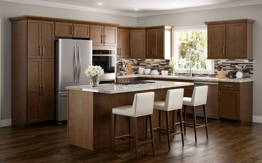 Brown Kitchen Cabinets
