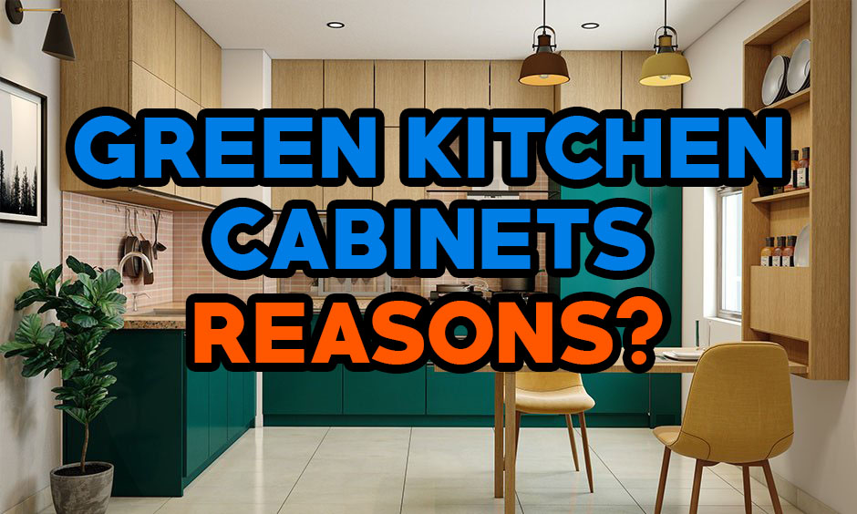 Green Kitchen Cabinets