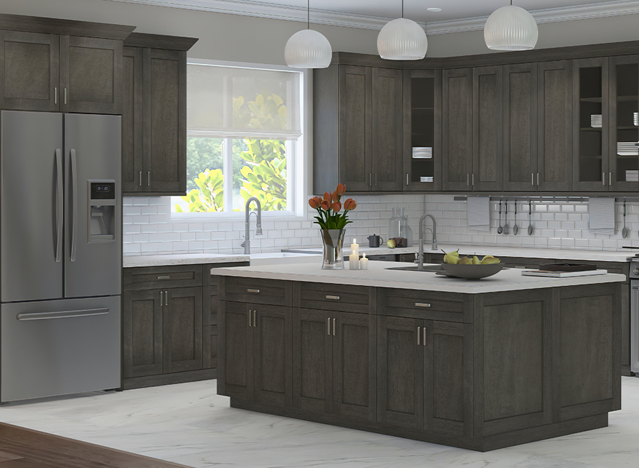 Grey Kitchen Cabinets Popular
