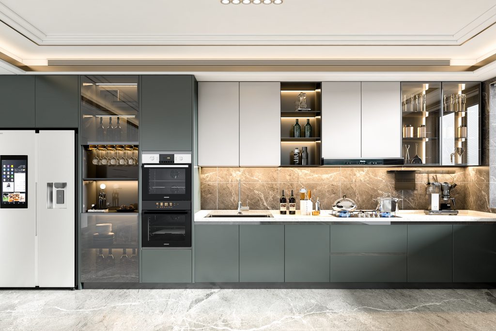 modern-one-wall-kitchen-layout-design