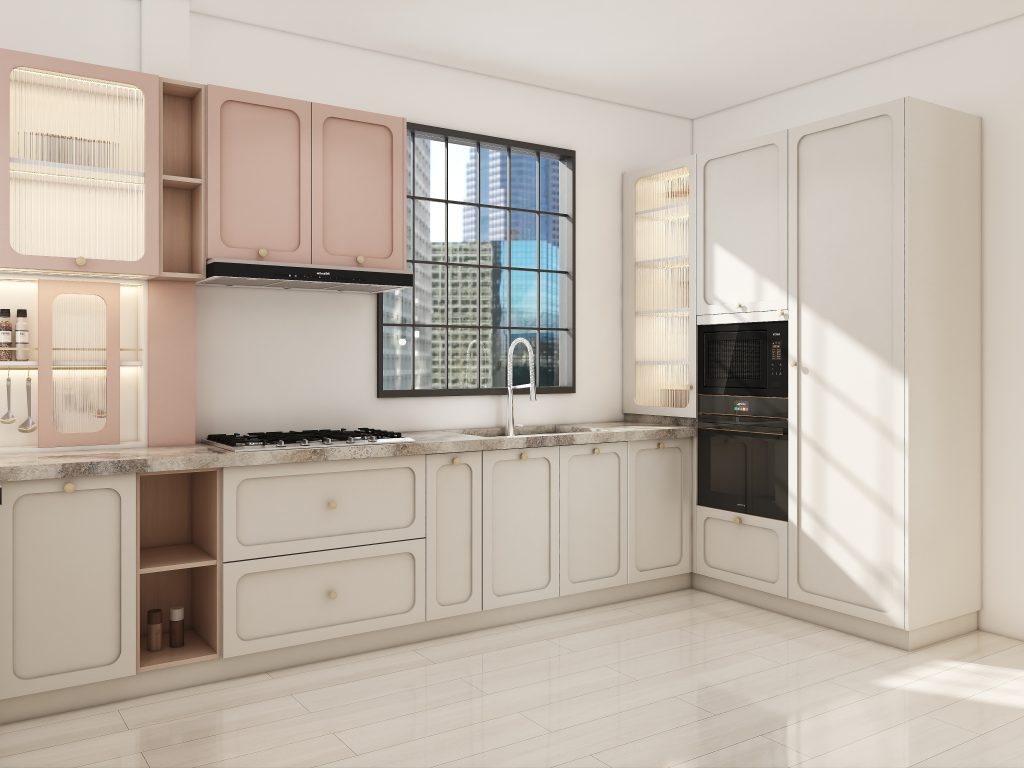 Bright Elegance with Modern White Kitchen Cabinets