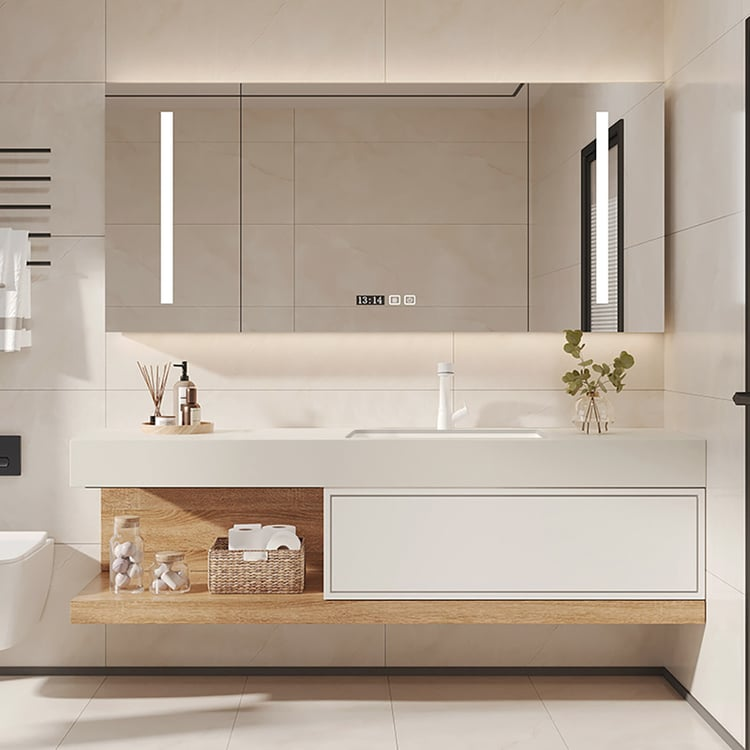 Contemporary Wall-Mounted Vanities