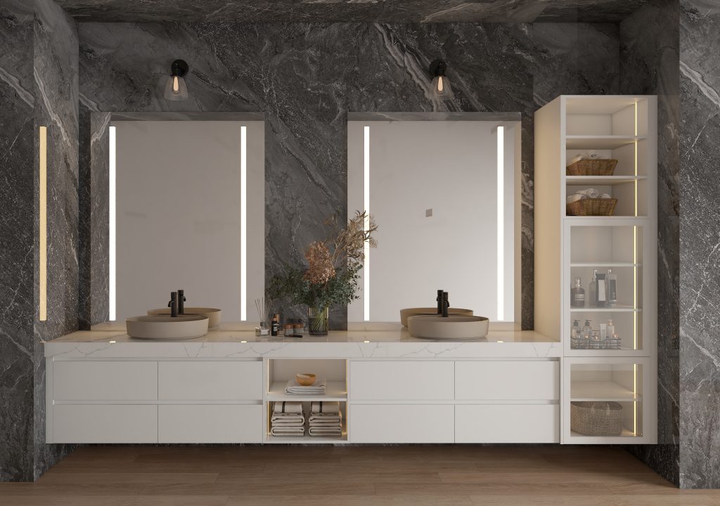 Sleek Floating Bathroom Vanity with Modern Design Elements