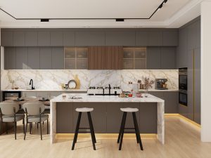 Full View of Kitchen Design
