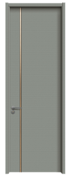 Gray Modern MDF Interior Door
