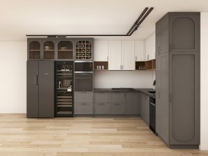 Maximize Style with Functional Grey Kitchen Cabinets