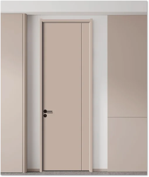 Minimalist Beige Modern Interior Door