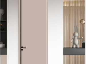 Modern Beige Minimalist Interior Door