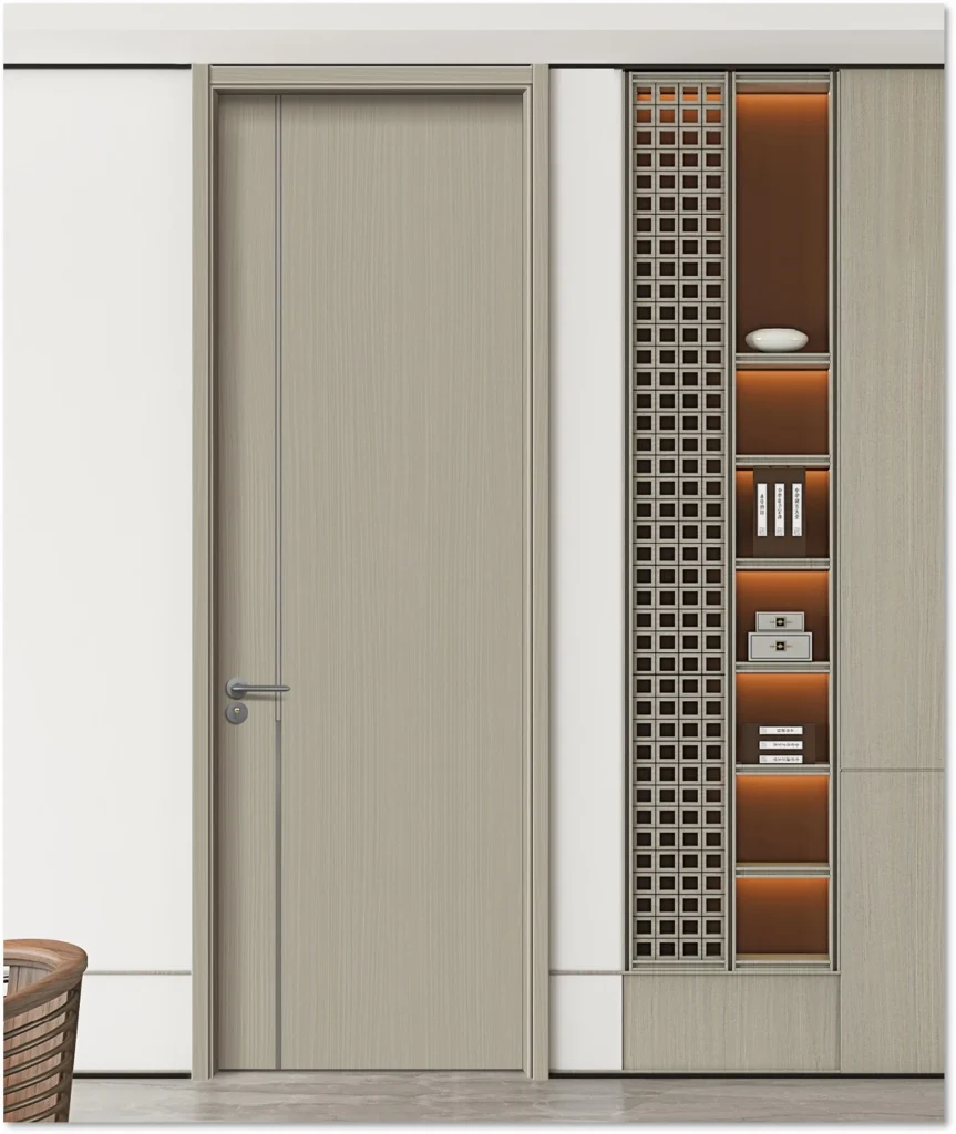 Modern Flat-Panel HDF Interior Door