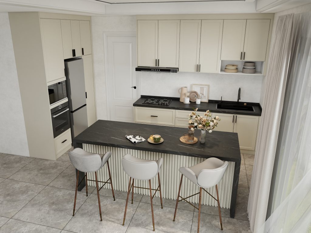 Modern Kitchen with Central Island