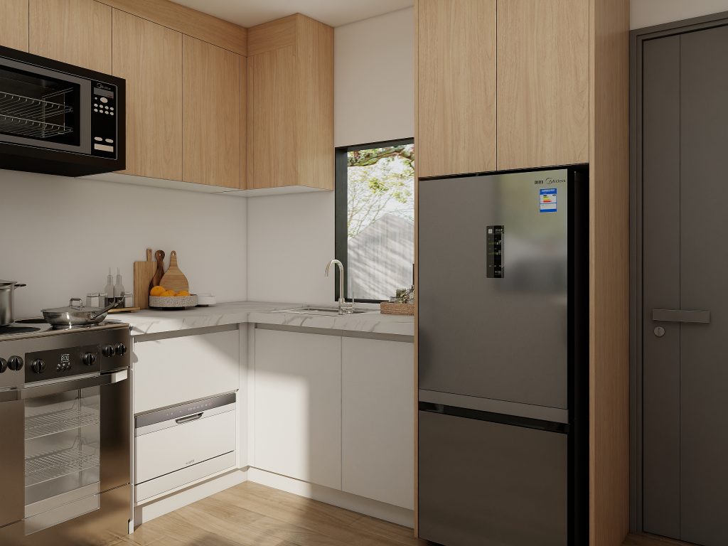 Modern Kitchen with Natural Light