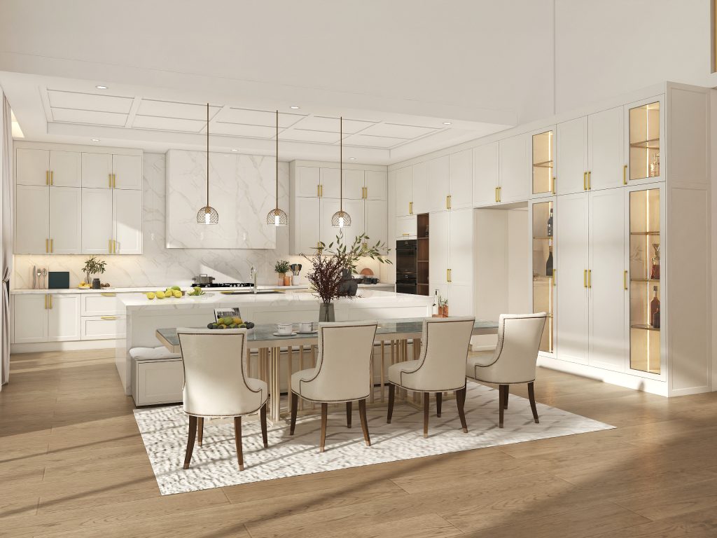Spacious Kitchen with Large Islan