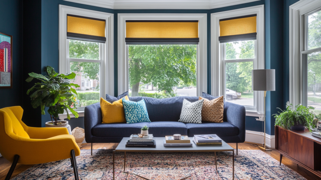 Bold Colorful Bay Window Design Ideas