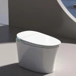 Sleek modern toilet design with advanced features from a top sanitary ware manufacturer