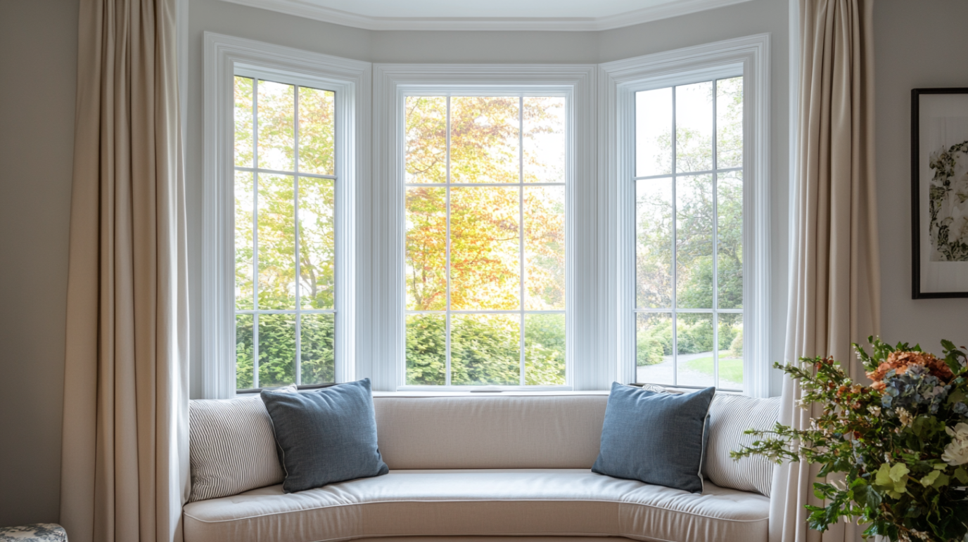 decorating living room with bay window