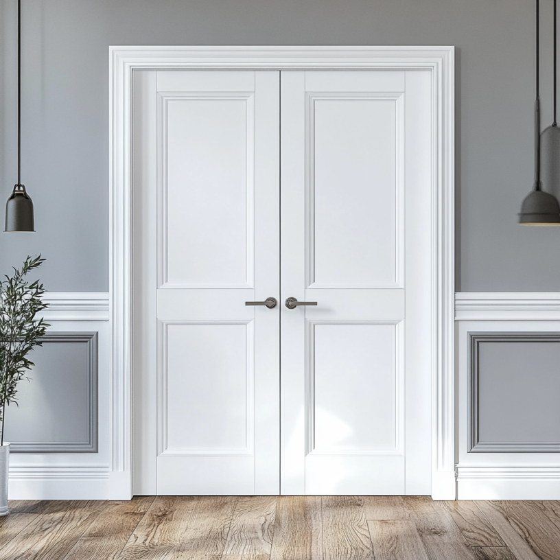 double interior-shaker-doors-designs