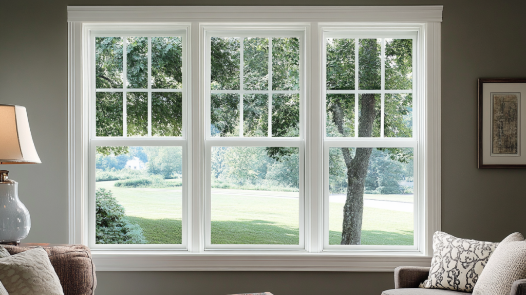 white-aluminum-single-hung-window
