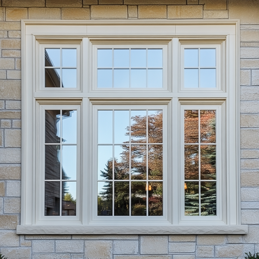 white transom windows designs