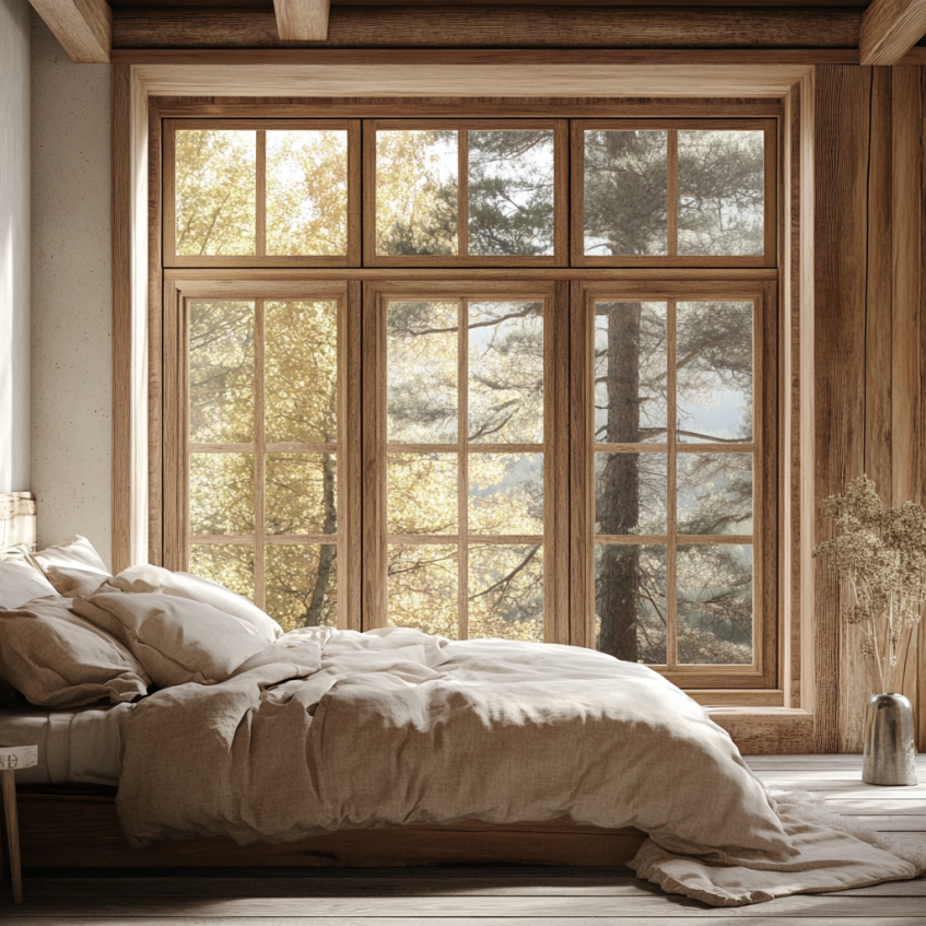wooden window design