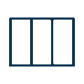 Custom bifolding door opening and closing.