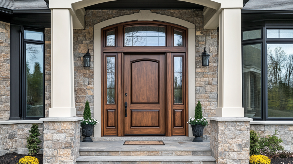 Front Door Design with Sidelights