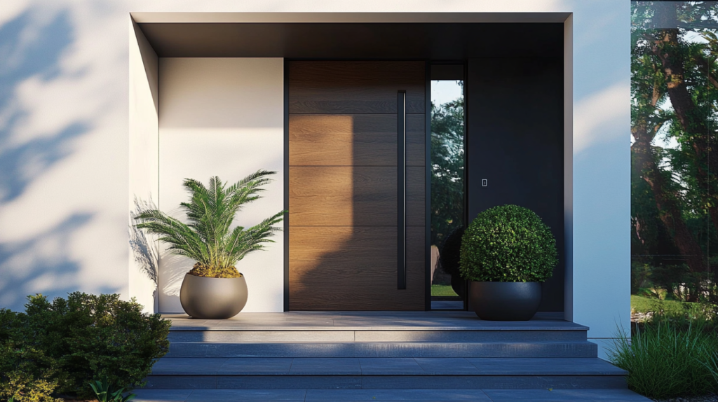 Minimalist Modern Front Door Design