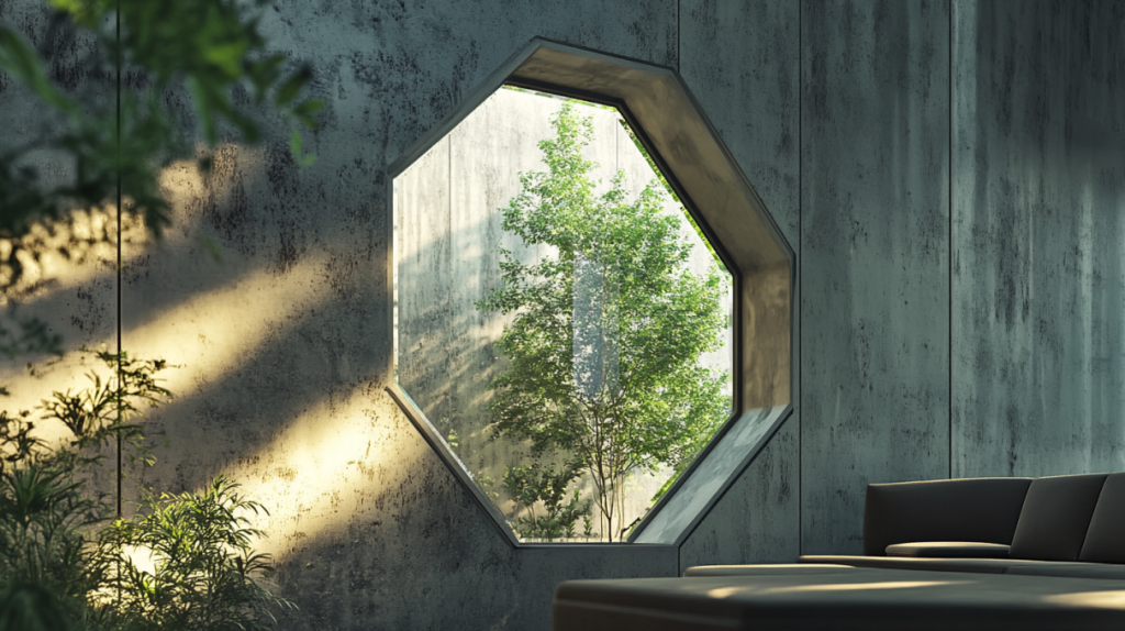 hexagon-window-design-tilt and turn windows-most expensive windows styles