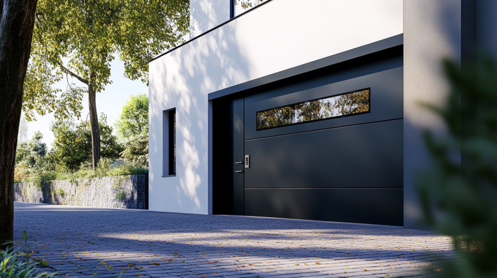 modern-black-aluminum-garage-door-design-ideas