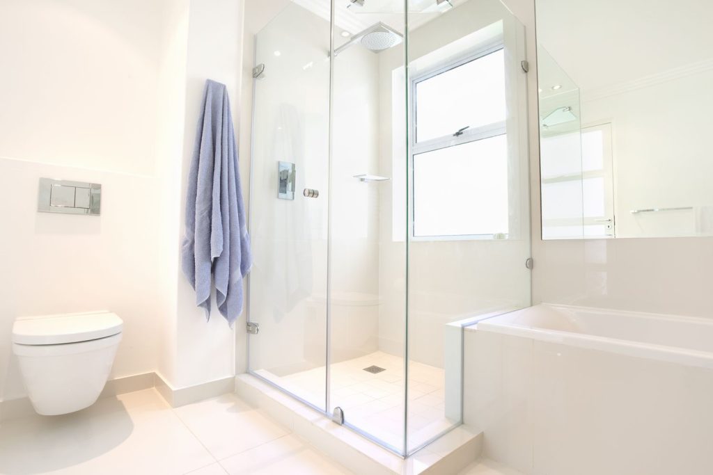vinyl shower window