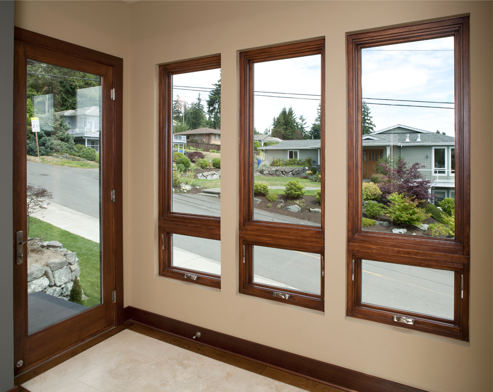 wood clad window