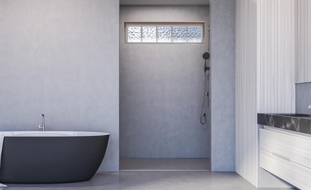 Frosted-Glass-Block-Window-Design-Idea-in-Shower