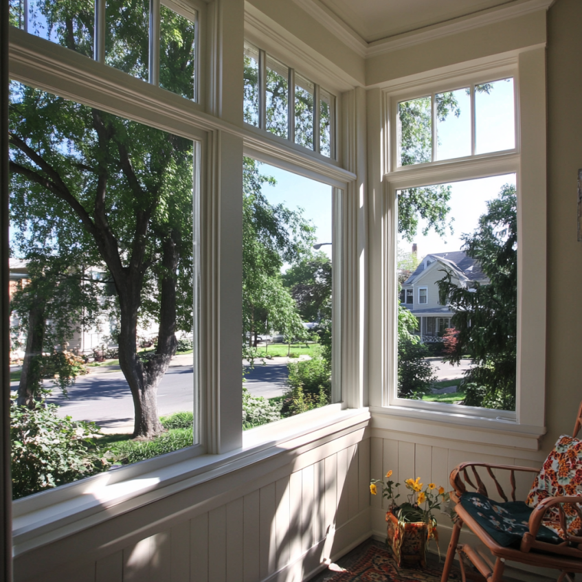 Traditional Enclosed Porch Window