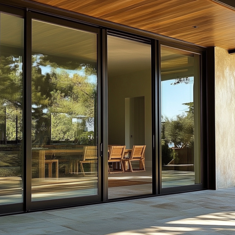 exterior aluminum sliding glass door