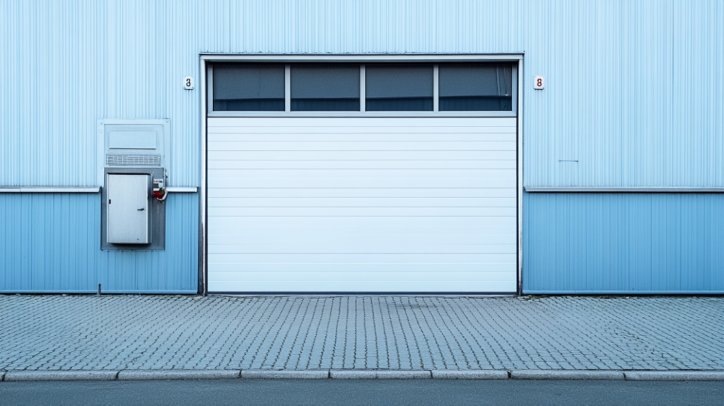 white-garage-door-with-windows