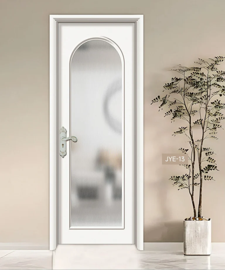 Lacquer Decorative Line with Frosted Glass Door for Modern Home