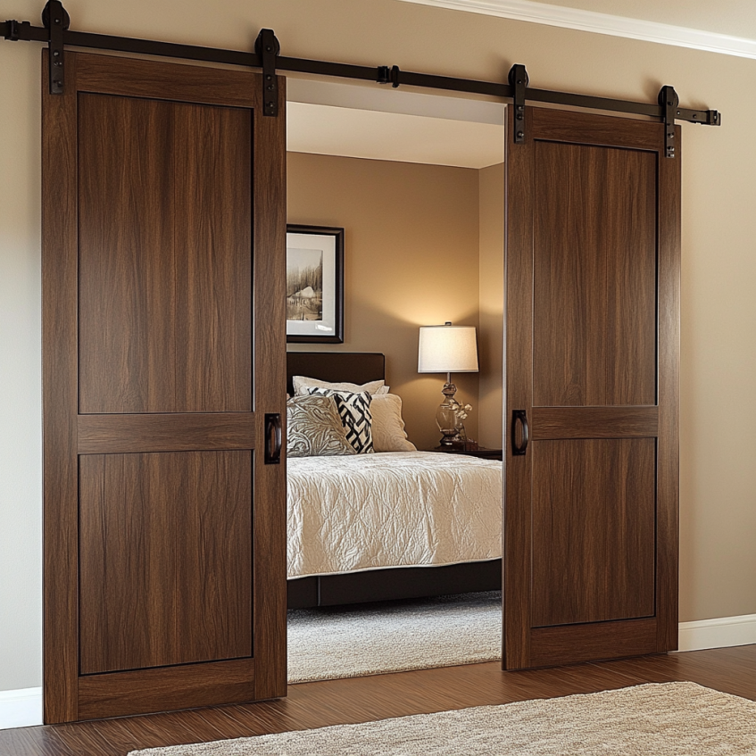 Transform Your Bedroom with These Stunning Wooden Sliding Door Ideas ...