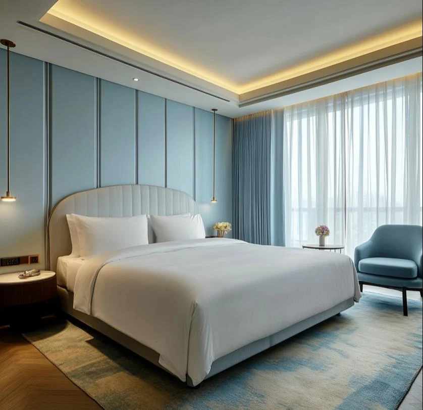 Warm Minimalism for a Calm Guest Experience