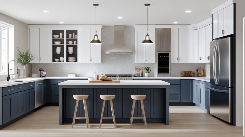 Blue Gray Kitchen Cabinets: Best Colors and Design Ideas
