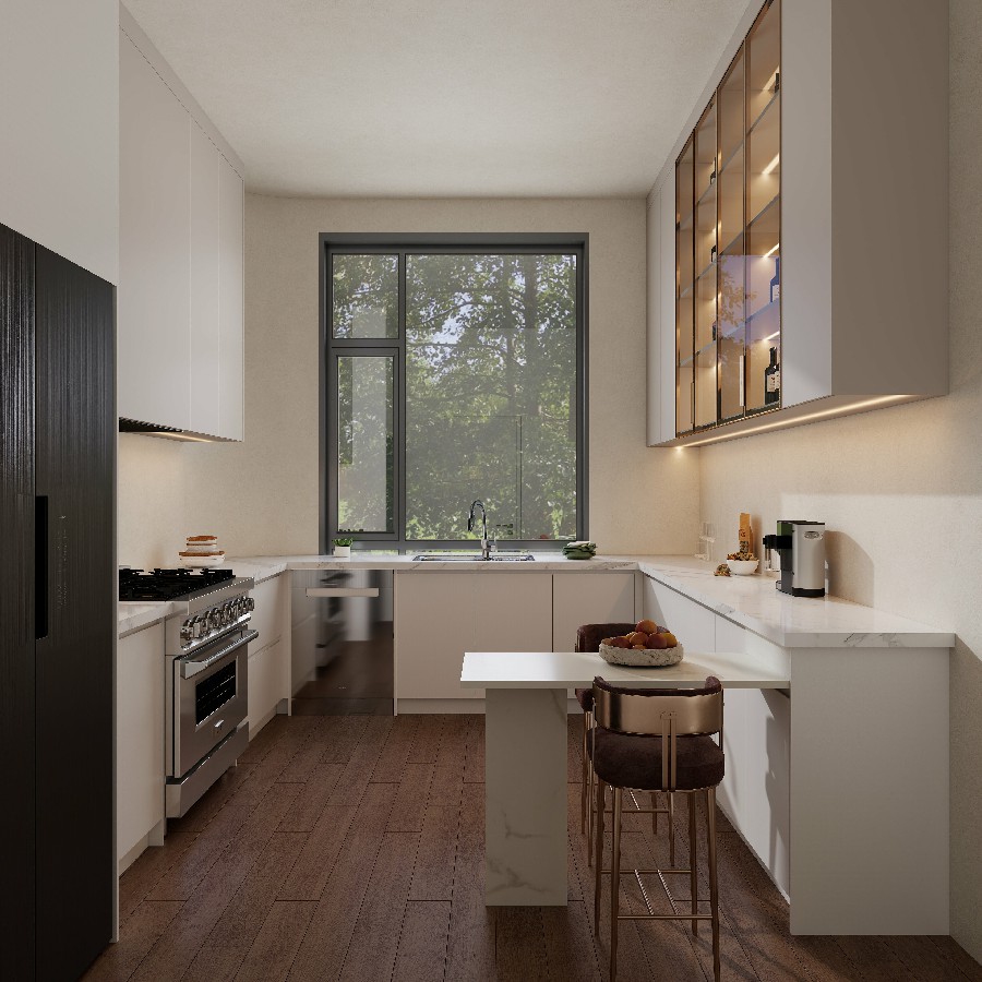 PA's slim framed aluminum window customization