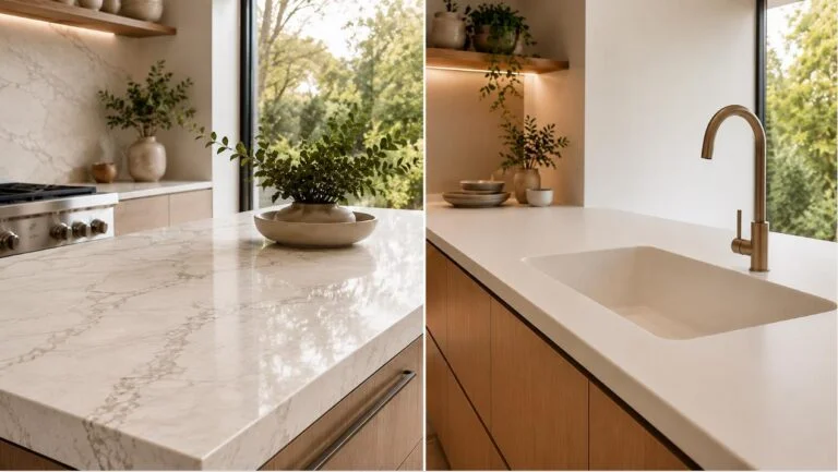 quartz vs solid surface countertops