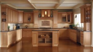 modern maple kitchen cabinet