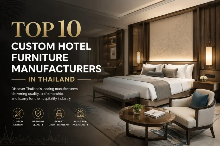 Top 10 Bespoke Hotel Furniture Makers in Thailand