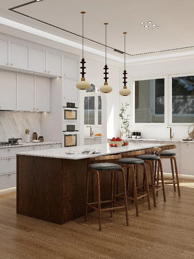 Chinese kitchen cabinet style design