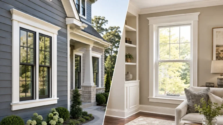 Exterior Window Trim vs. Interior Window Trim Ideas